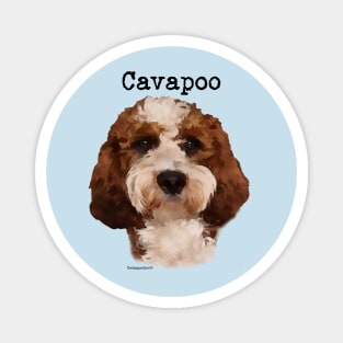 Red Cavapoo Dog Magnet